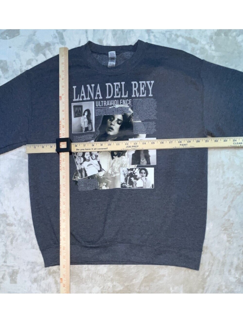 Lana Del Rey Ultraviolence Album Gray Gildan Crewneck Sweatshirt Men’s Size M - Picture 6 of 9